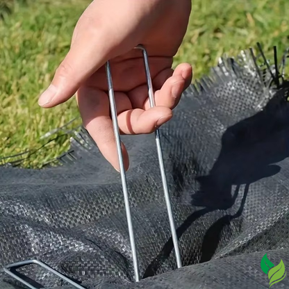 metal U pins for garden netting