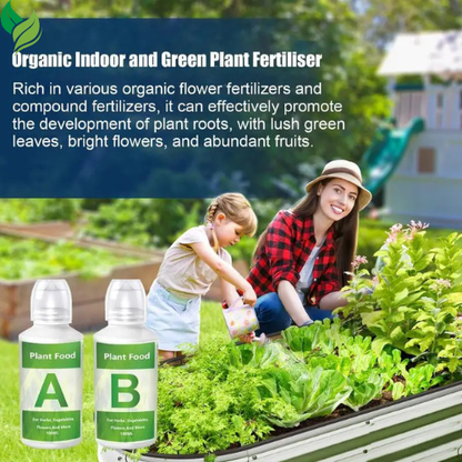 Hydroponic Vegetable Fertilizer | Nutrient Solution for Aeroponic & Greenhouse Plant Growth