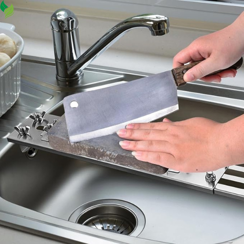 Knife Sharpeners, Stainless Steel Whetstone Holder, Adjustable Stones Grinder