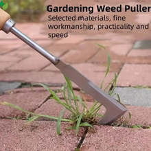 L shaped crack weeder tool stainless steel