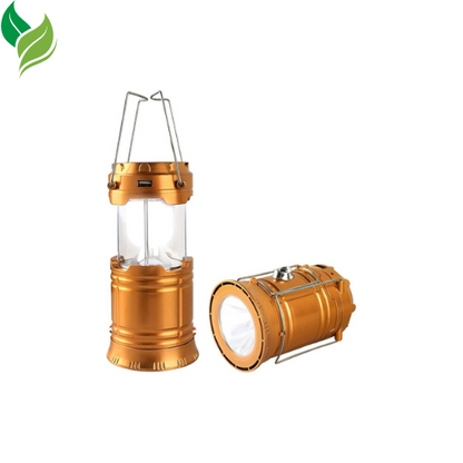 LED Camping Lantern – Solar & USB Rechargeable