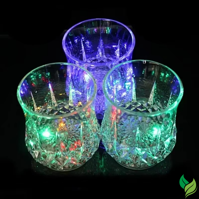 LED glow cups color changing party glasses