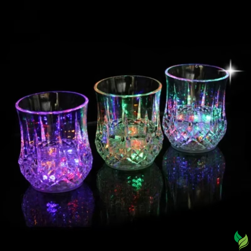 colorful LED cups night party bar