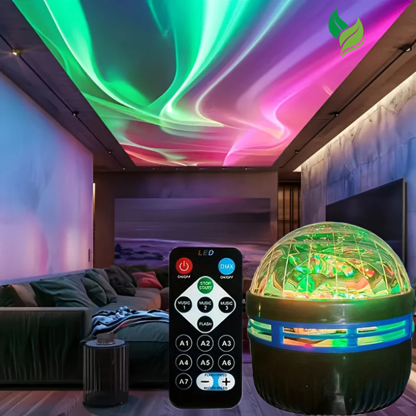 LED Starry Sky Night Light – Remote-Controlled RGB Galaxy Projector Lamp