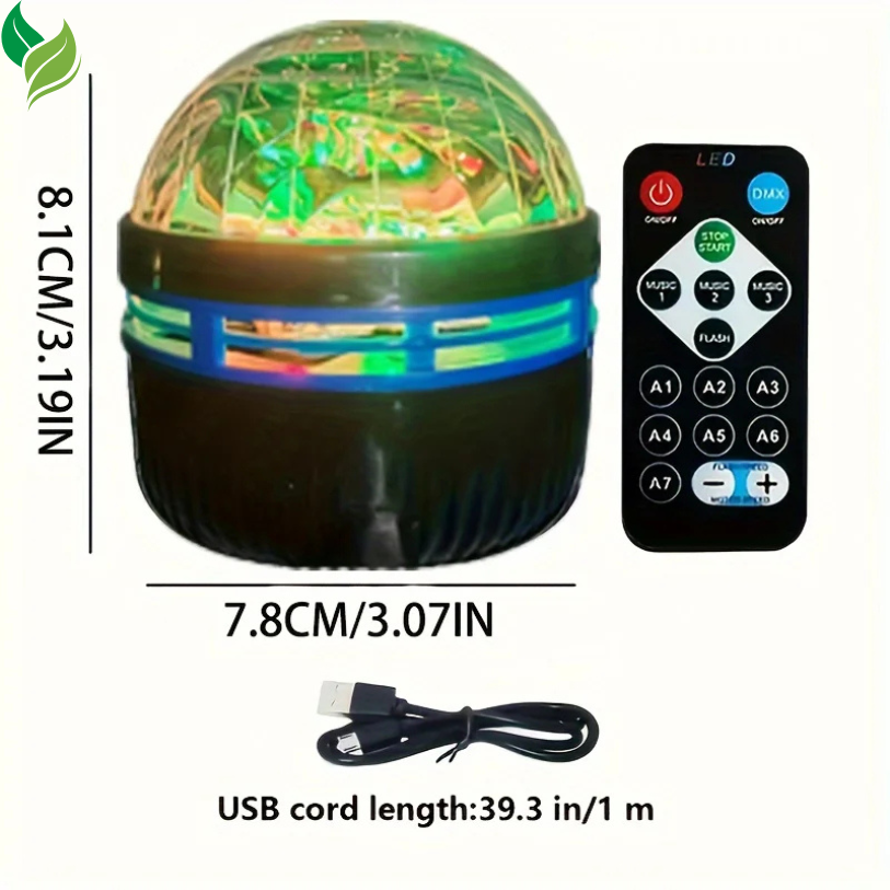LED Starry Sky Night Light – Remote-Controlled RGB Galaxy Projector Lamp