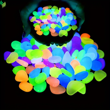 Magic Glow-in-the-Dark Garden Pebbles (100/500pcs)
