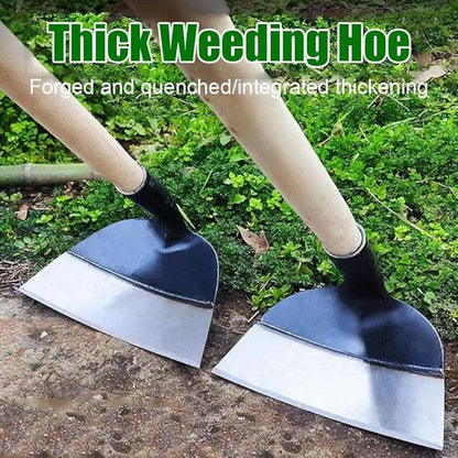 Manganese Steel Garden Hoe – Heavy-Duty Weeding & Tilling Tool for Tough Soil