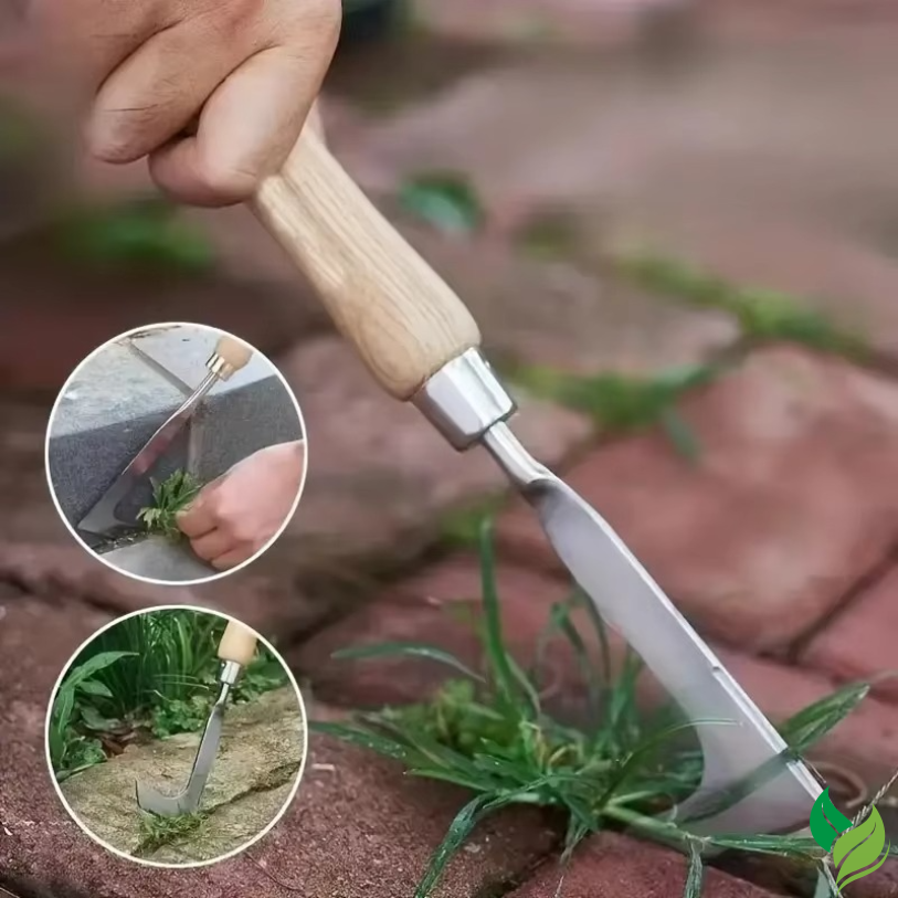garden weed puller tool close-up