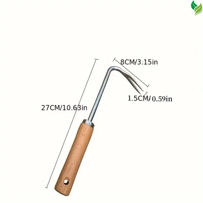 handheld garden weeder tool use