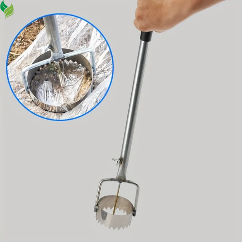Durable Metal Greenhouse Film Puncher, Simple Gardening Tool Set