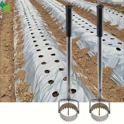 Durable Metal Greenhouse Film Puncher, Simple Gardening Tool Set
