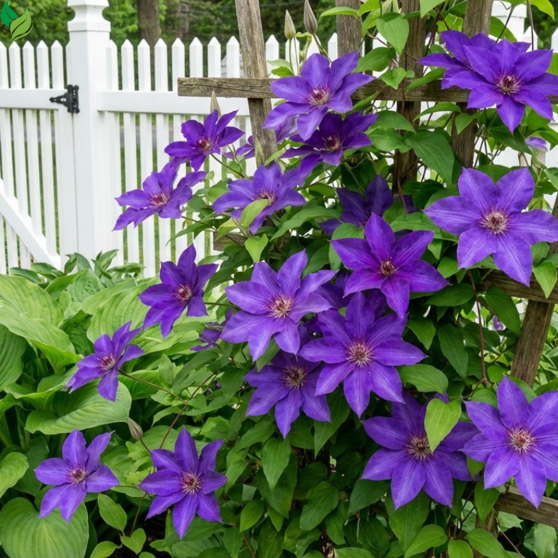 clematis flower seeds growing climbing plant