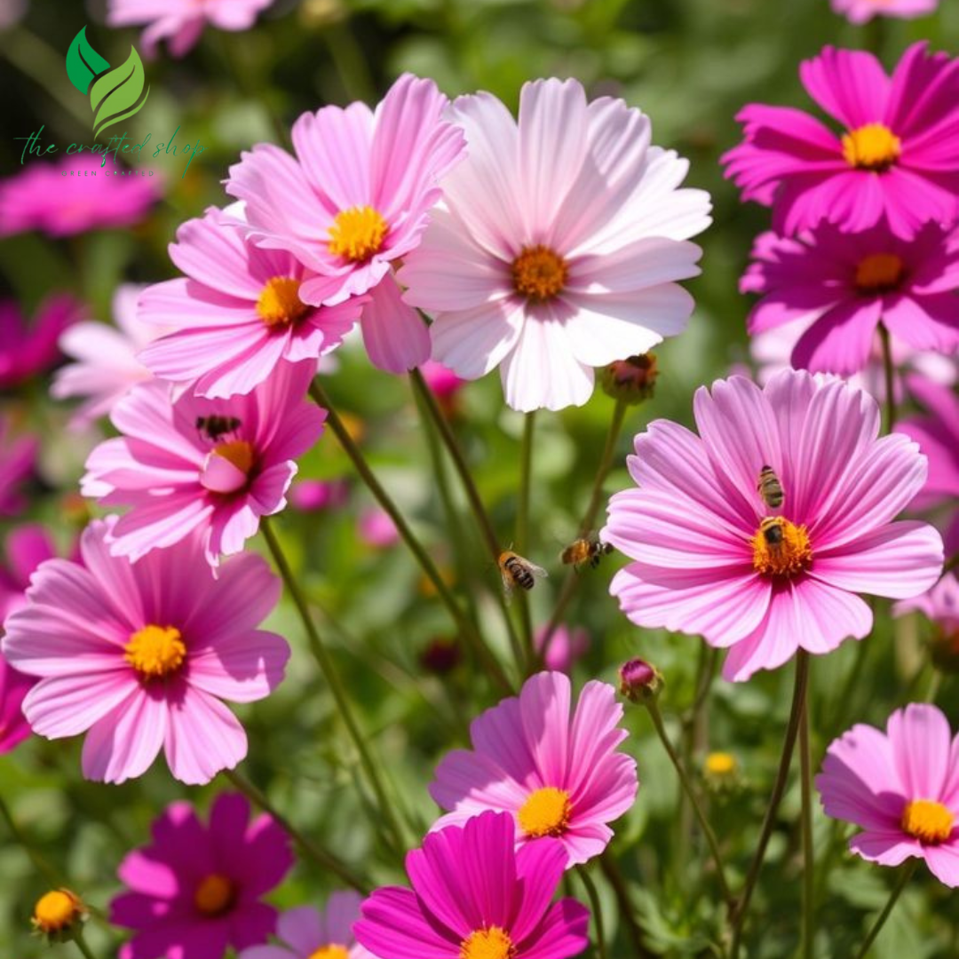 Mixed Cosmos Flower Seeds – 1,000 to 6,000  Easy-to-Grow Blooms for a Colorful Garden