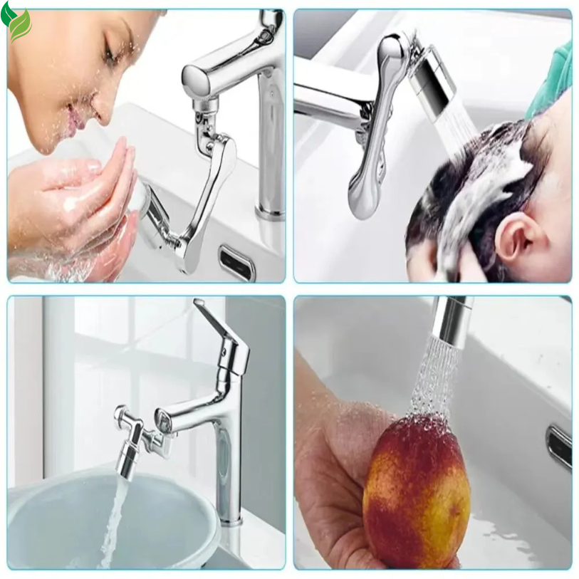 New Universal Rotation Extender Faucet Aerator Plastic Splash Filter Kitchen Tap Washbasin Faucets