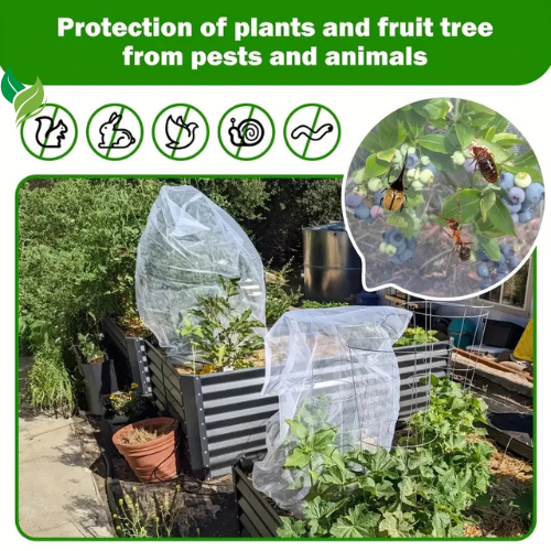 Nylon Plant Protection Netting Mesh Bag Cover for Fruit Vegetable Tree Strawberry Grapes Pest Control Anti-Bird Gardening Tools