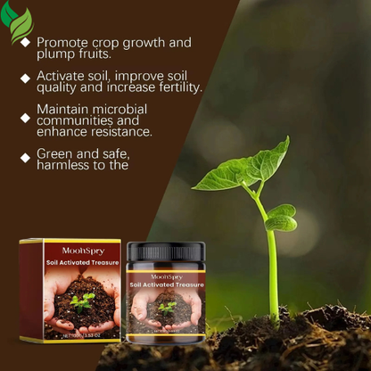 Organic Soil Softener & Activator | Improve Potting Soil for Healthier Plants & Flowers