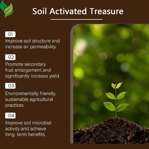 Organic Soil Softener & Activator | Improve Potting Soil for Healthier Plants & Flowers