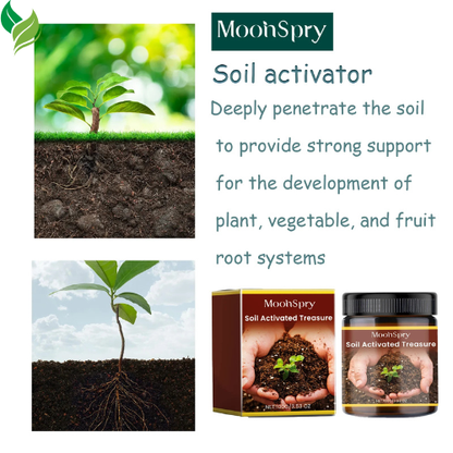 Organic Soil Softener & Activator | Improve Potting Soil for Healthier Plants & Flowers