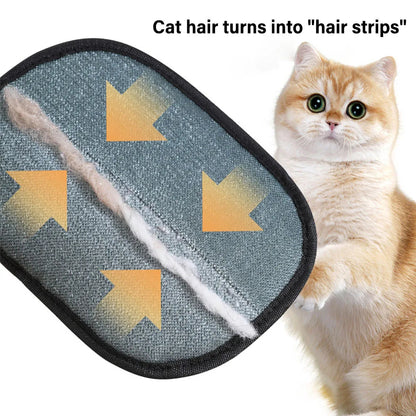 Pet Grooming Gloves Static Dedusting Brush Pet Hair Remover