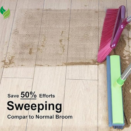 Petibo Pet Broom, Petibo Pet Fur Removal Broom, 2 in 1 Silicone Broom for Carpet Pet Hair, Adjustable Handle Carpet Rake for Pet Hair Removal