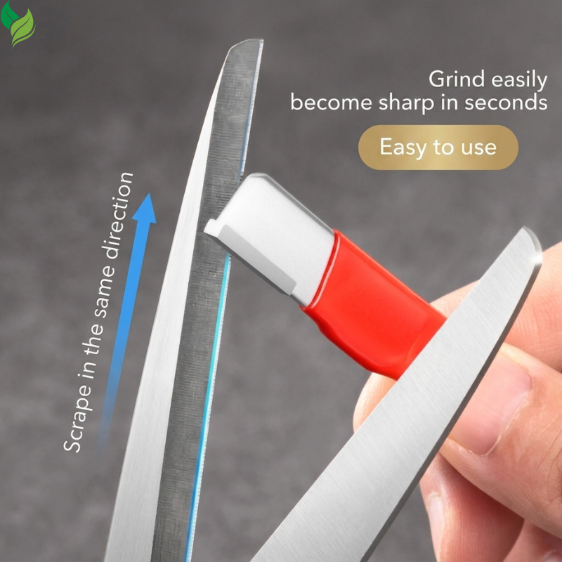 Portable Handheld Knife & Scissor Sharpener – Compact Blade Maintenance Tool