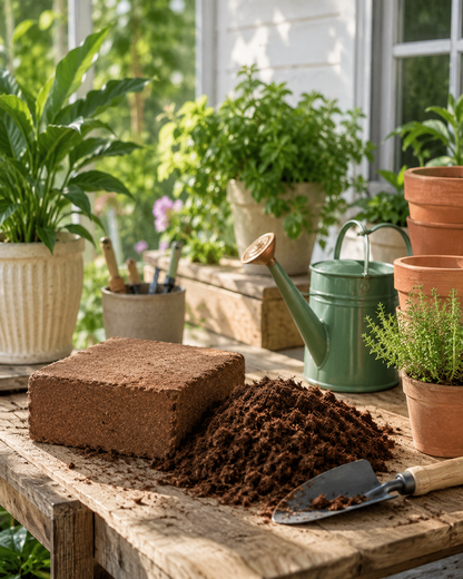 Organic Coco Coir Brick for Seed Starting & Potting Mix