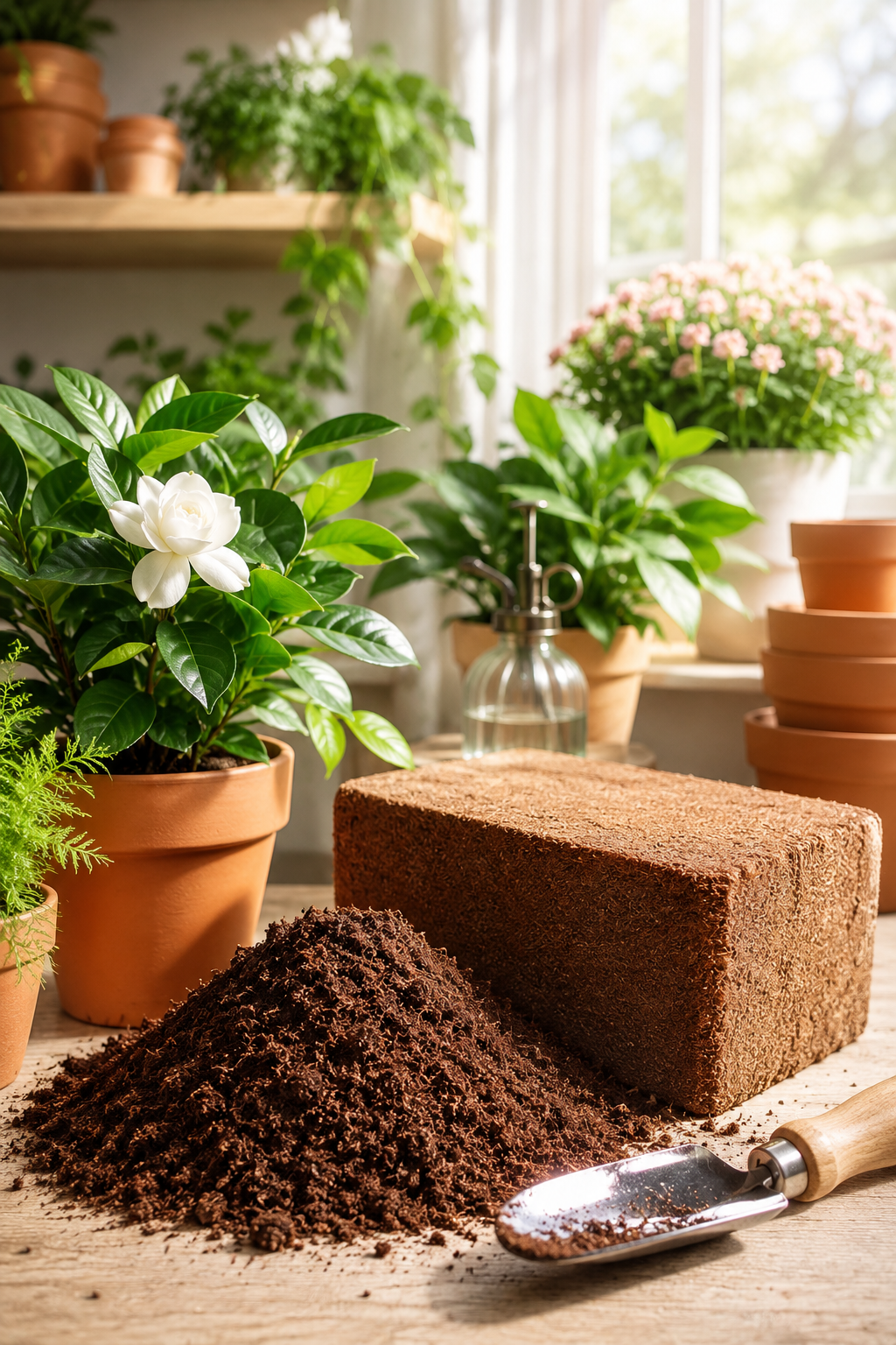 Organic Coco Coir Brick for Seed Starting & Potting Mix