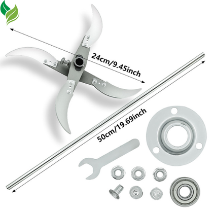 Pro-Series Adjustable Shredder Blades | Rust-Proof Steel for Grass & Vegetable