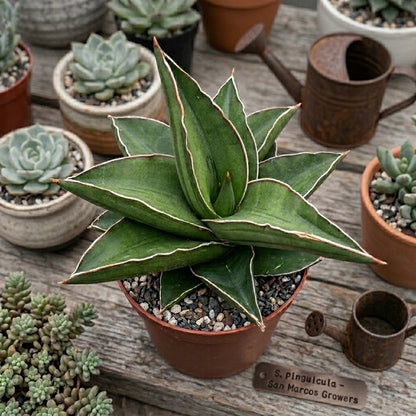 Compact Samurai Snake Plant indoor succulent