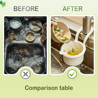 Self-Cleaning Kitchen Sink Food Waste Catcher Faucet Hanging, Multi-Purpose Kitchen Sink Strainer