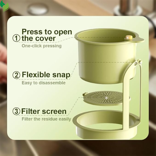 Self-Cleaning Kitchen Sink Food Waste Catcher Faucet Hanging, Multi-Purpose Kitchen Sink Strainer