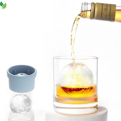 Silicone Ice Ball Mold – Slow Melting Whiskey Ice Sphere for Cocktails