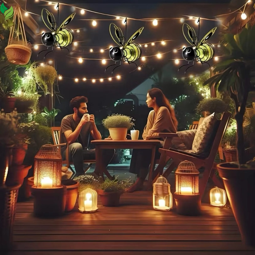 metal bee LED light outdoor waterproof