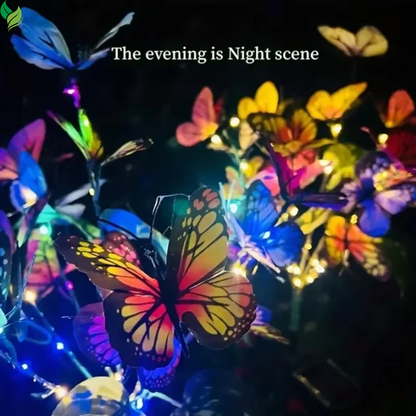 Solar butterfly garden lights colorful