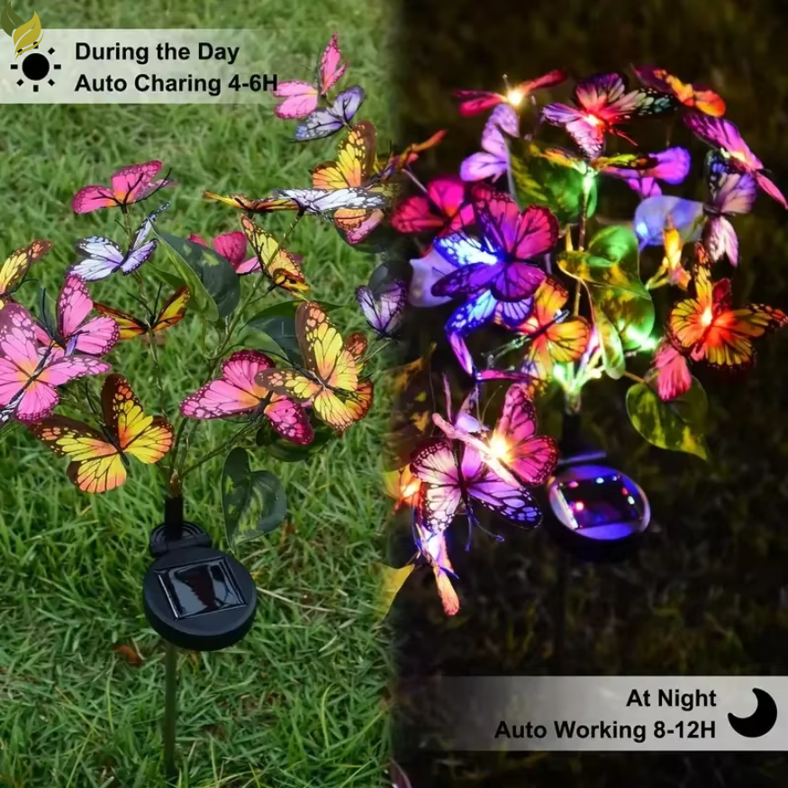 LED butterfly outdoor garden decoration
