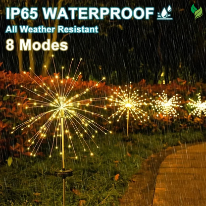 Solar Firework Lights – Outdoor Waterproof Garden Decoration