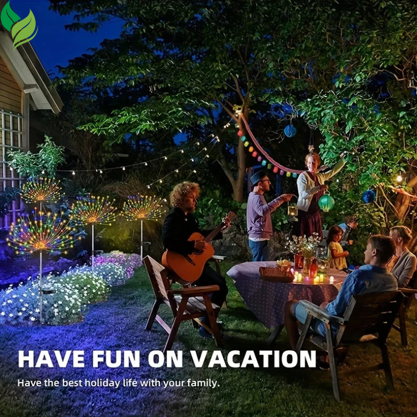 Solar Firework Lights – Outdoor Waterproof Garden Decoration