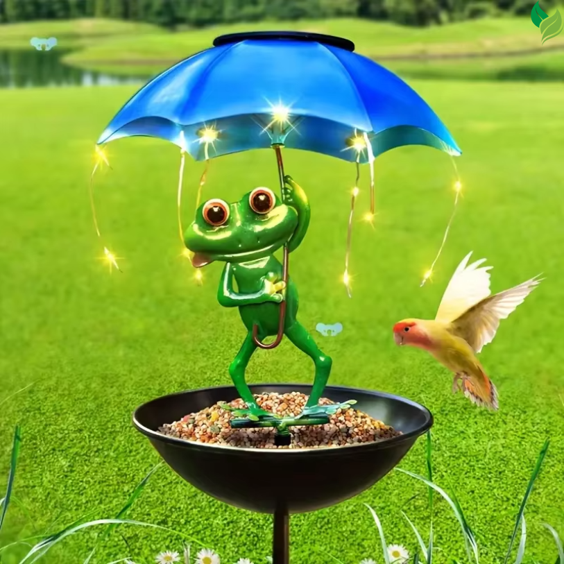 Solar Frog Garden Light – LED Outdoor Decor Lamp – The Crafted Shop