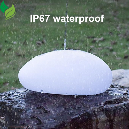 Solar Lights, Pebbles, Outdoor Waterproof Landscape Night Lights for Garden Paths, Stairs, Lawns, Patios, Yard Party Decorations