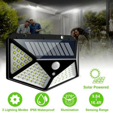 Solar Motion Sensor Light 100 LED Waterproof Outdoor