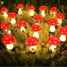 Solar Mushroom Garden Lights – Cute Waterproof LED Decor