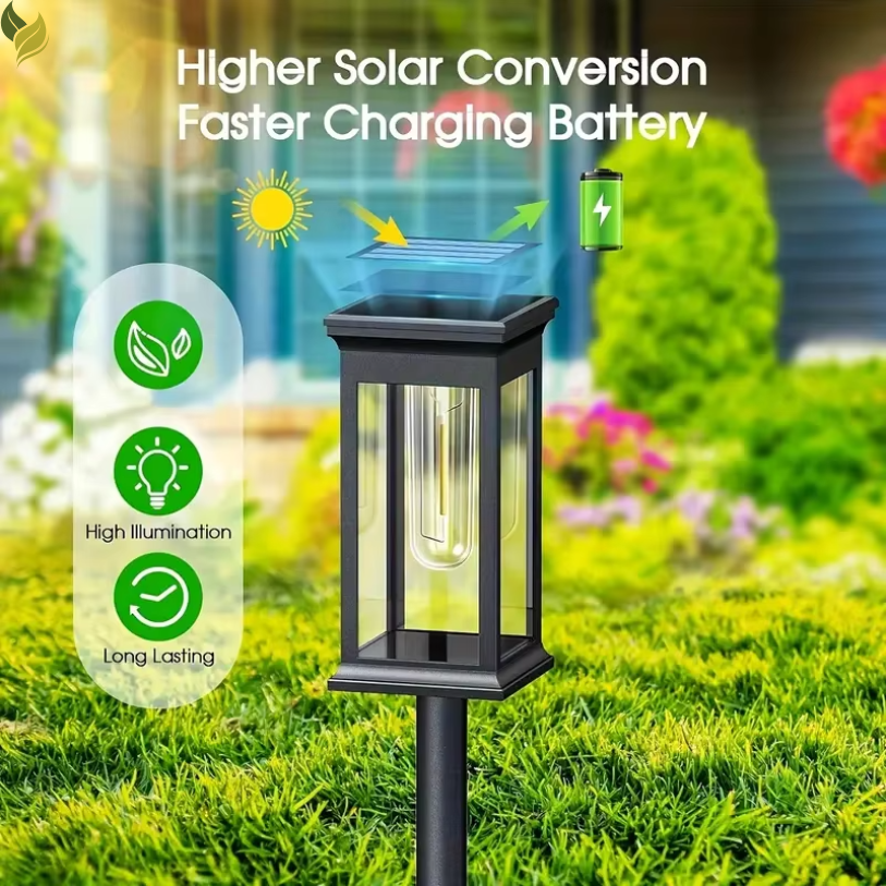 Solar Pathway Lights – Waterproof Garden Landscape LED