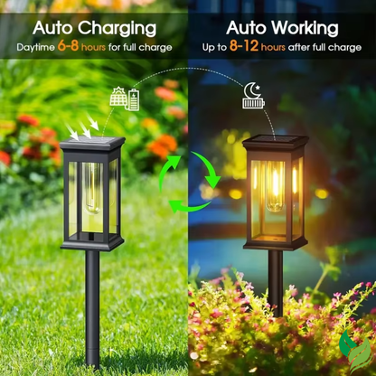 Solar Pathway Lights – Waterproof Garden Landscape LED