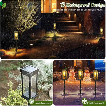 Solar Pathway Lights – Waterproof Garden Landscape LED