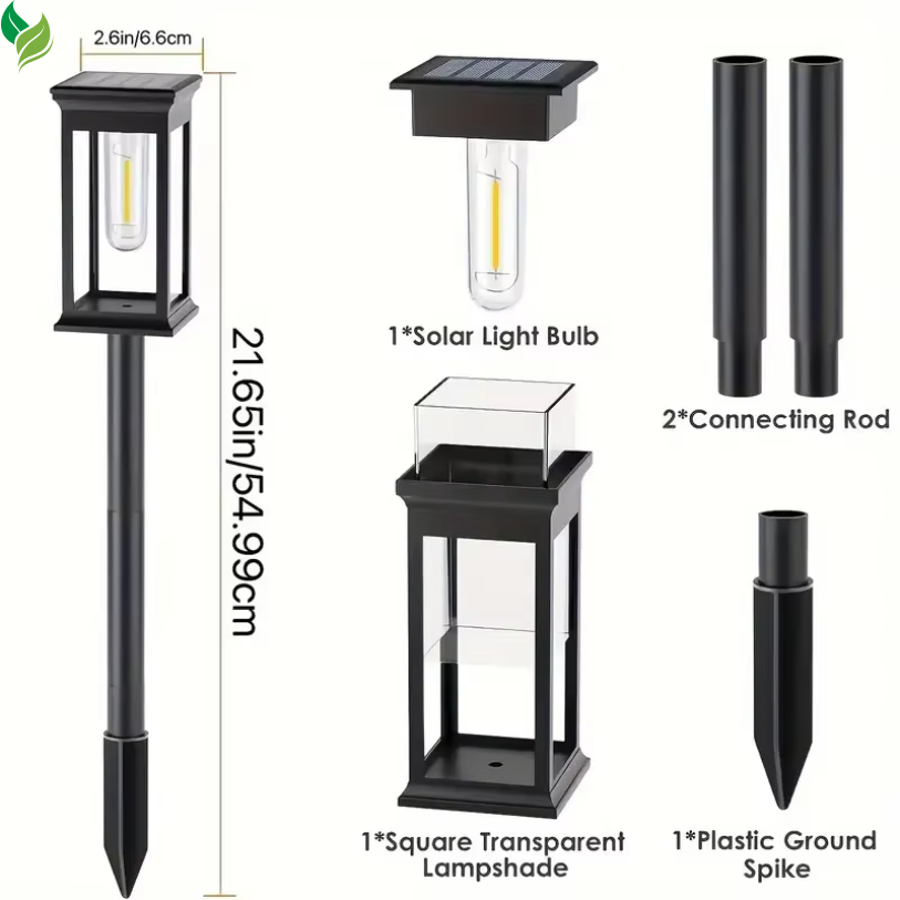 Solar Pathway Lights – Waterproof Garden Landscape LED