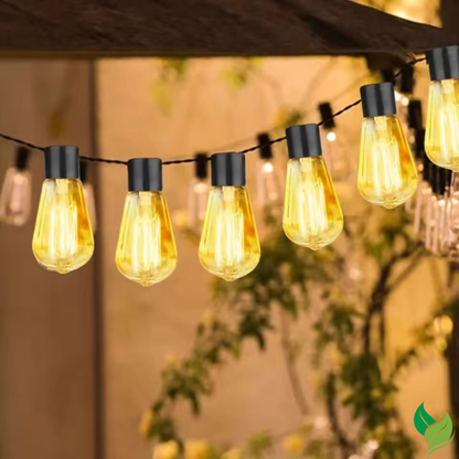 waterproof solar fairy lights outdoor garden