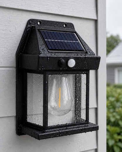Solar Motion Sensor Wall Light – Outdoor LED Security