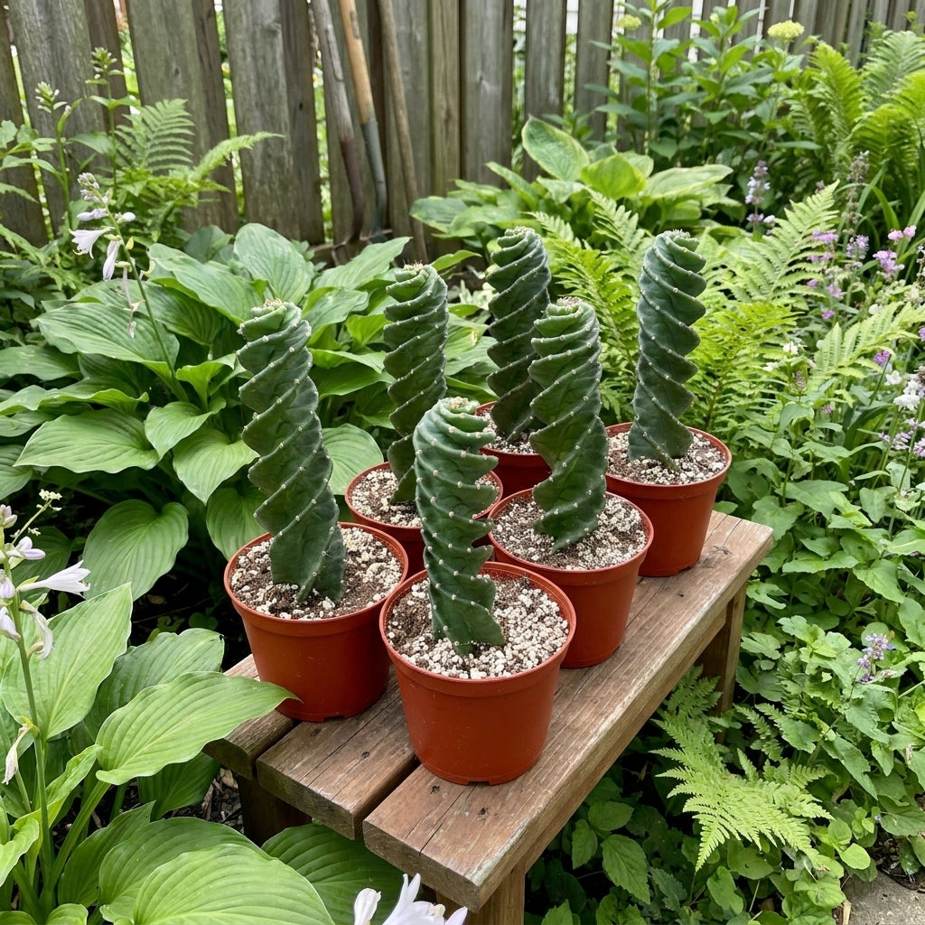 Spiral Cactus Cereus Spiralis – Rare Twisted Succulent