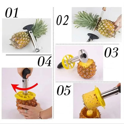 Stainless Steel Pineapple Corer & Slicer