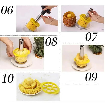 Stainless Steel Pineapple Corer & Slicer